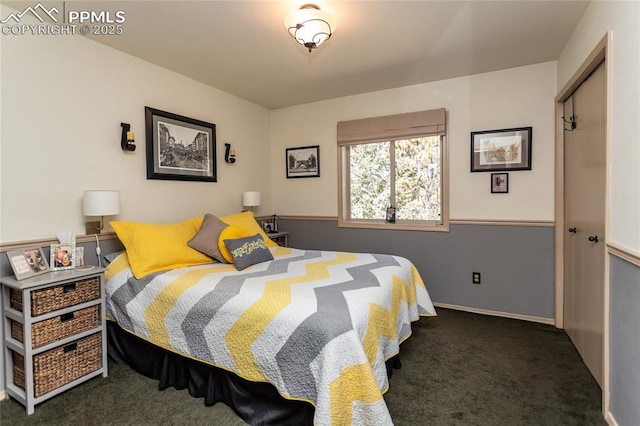 1053 Kings Crown Rd, Woodland Park, CO 80863 - carpeted bedroom featuring a closet