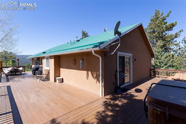 1053 Kings Crown Rd, Woodland Park, CO 80863 - view of wooden deck