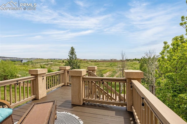9883 Red Sage Dr, Colorado Springs, CO 80920 - view of deck