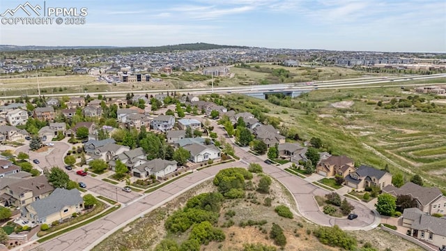 9883 Red Sage Dr, Colorado Springs, CO 80920 - aerial view of property's location with nearby suburban area