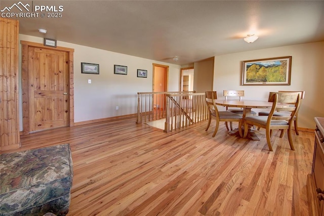 65 Sunshine Loop, Fairplay, CO 80440 - dining room with light wood-type flooring and baseboards