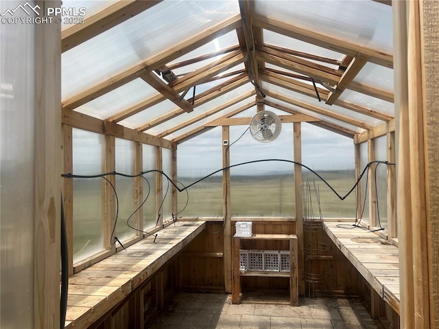 527 Golden Grain Ln, Divide, CO 80814 - unfurnished sunroom with lofted ceiling