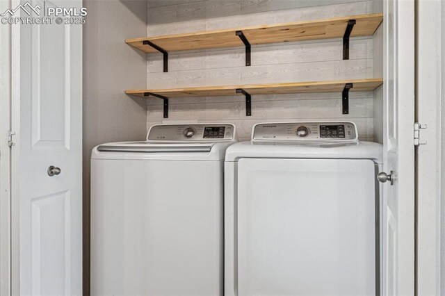 4807 Kerry Lynn Vw Unit 102, Colorado Springs, CO 80922 - laundry room featuring washer and clothes dryer
