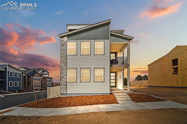 3077 Curly Grv, Colorado Springs, CO 80922 - townhome / multi-family property with a balcony