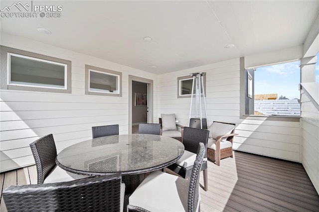 3071 Curly Grv, Colorado Springs, CO 80922 - deck with outdoor dining space