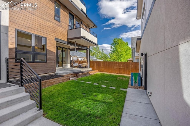 2625 Steele St, Denver, CO 80205 - view of yard with a balcony