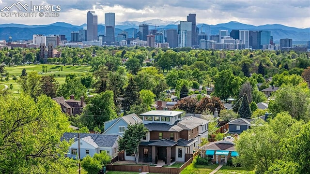 2625 Steele St, Denver, CO 80205 - city view with a mountainous background