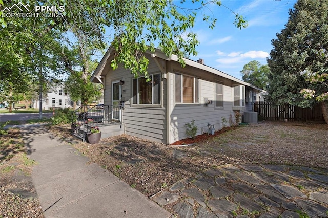 229 E Washington St, Colorado Springs, CO 80907 - view of side of home with cooling unit