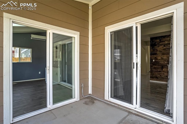7923 Wagonwood Pl, Colorado Springs, CO 80908 - view of patio / terrace with a wall mounted AC
