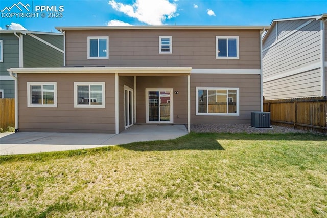 7923 Wagonwood Pl, Colorado Springs, CO 80908 - rear view of house with a patio and cooling unit