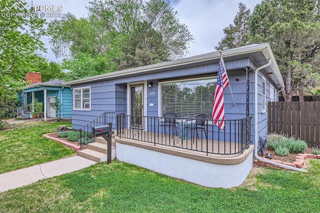 1609 Palmer Park Blvd, Colorado Springs, CO 80909 - ranch-style house with a chimney