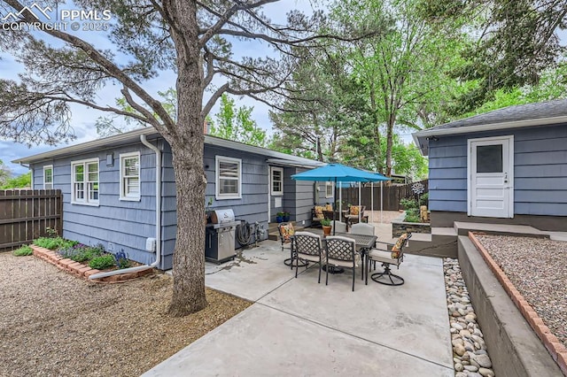 1609 Palmer Park Blvd, Colorado Springs, CO 80909 - view of patio with area for grilling and outdoor dining space