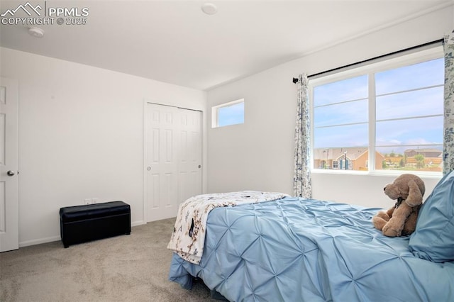 10046 Keating Dr, Peyton, CO 80831 - bedroom featuring carpet floors, a closet, and baseboards
