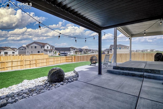 10046 Keating Dr, Peyton, CO 80831 - view of patio featuring a residential view