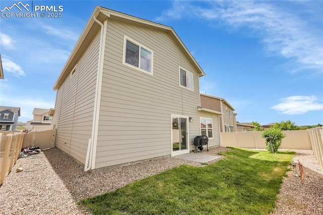 view of back of property