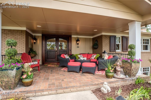 24 Upland Rd, Colorado Springs, CO 80906 - view of patio / terrace featuring an outdoor hangout area