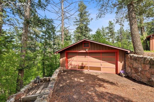 3875 Overlook Rd, Colorado Springs, CO 80906 - view of detached garage