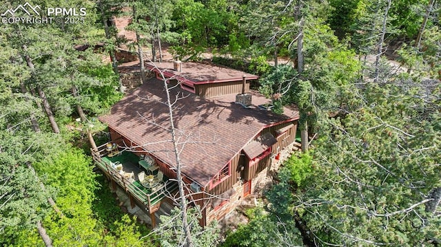 3875 Overlook Rd, Colorado Springs, CO 80906 - aerial view of property and surrounding area