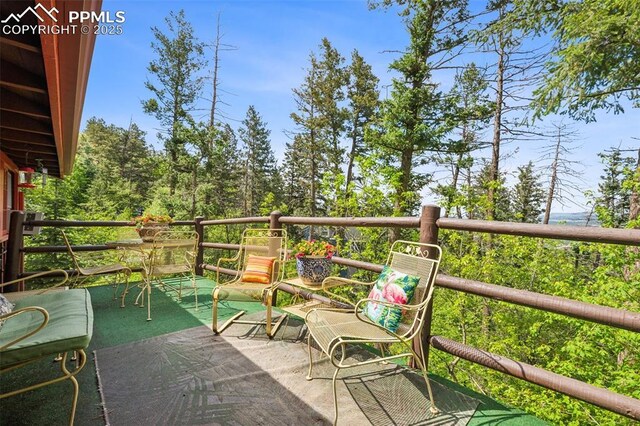 3875 Overlook Rd, Colorado Springs, CO 80906 - view of balcony
