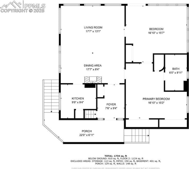 3875 Overlook Rd, Colorado Springs, CO 80906 - view of property floor plan