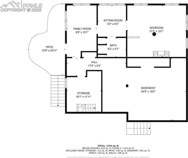 3875 Overlook Rd, Colorado Springs, CO 80906 - view of floor plan / room layout