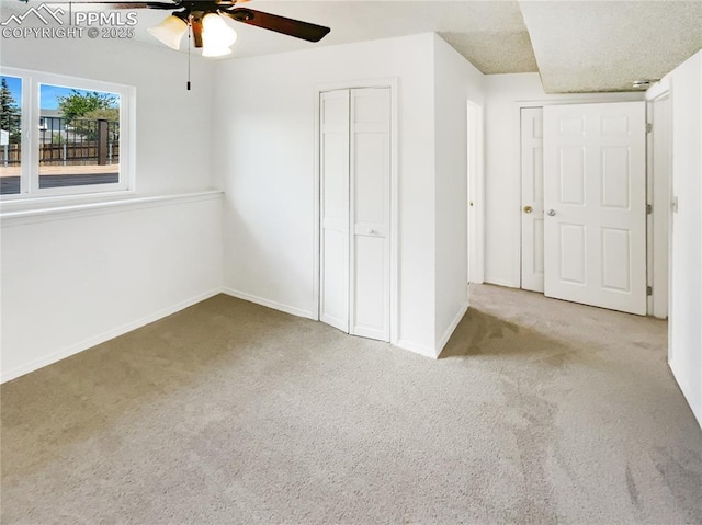 8193 Horizon Dr, Colorado Springs, CO 80920 - unfurnished bedroom with carpet flooring, baseboards, and a ceiling fan