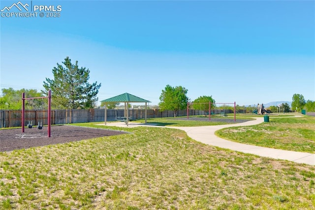11933 Corbu Hts, Peyton, CO 80831 - view of yard featuring a gazebo