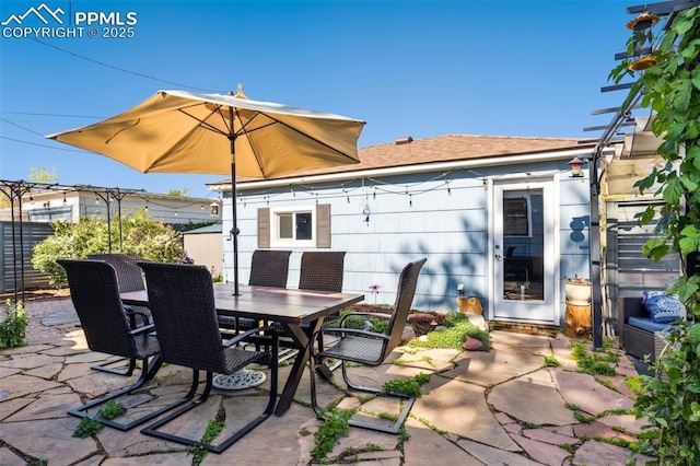 2430 N Tejon St, Colorado Springs, CO 80907 - view of patio featuring outdoor dining area