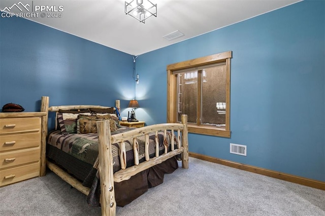 18320 Table Rock Rd, Colorado Springs, CO 80908 - bedroom with carpet and baseboards
