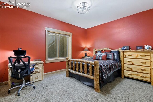 18320 Table Rock Rd, Colorado Springs, CO 80908 - bedroom featuring carpet flooring and baseboards