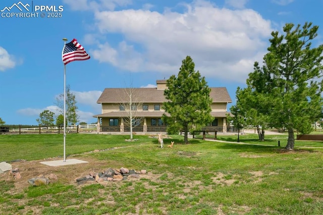 18320 Table Rock Rd, Colorado Springs, CO 80908 - view of rear view of property