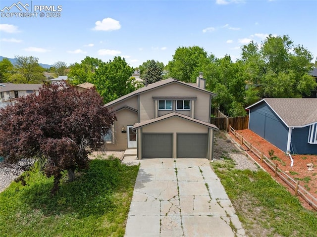 945 Bromefield Dr, Fountain, CO 80817 - view of front of property with driveway and a garage