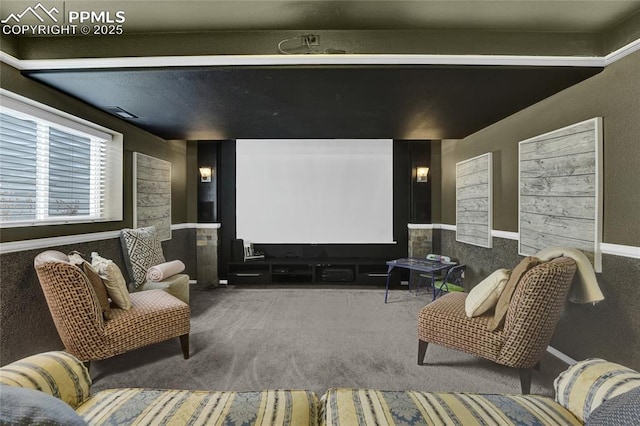 10641 Greenbelt Dr, Peyton, CO 80831 - view of carpeted home theater room