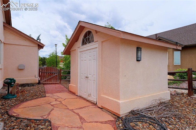10641 Greenbelt Dr, Peyton, CO 80831 - view of outbuilding with a gate