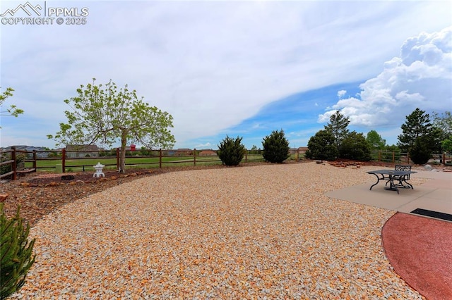 10641 Greenbelt Dr, Peyton, CO 80831 - view of yard with a patio