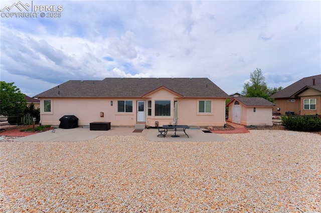 10641 Greenbelt Dr, Peyton, CO 80831 - rear view of property featuring a patio and stucco siding