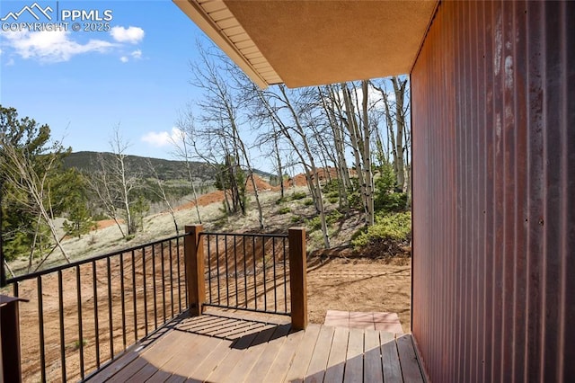 621 Yorktown Rd, Cripple Creek, CO 80863 - view of wooden deck