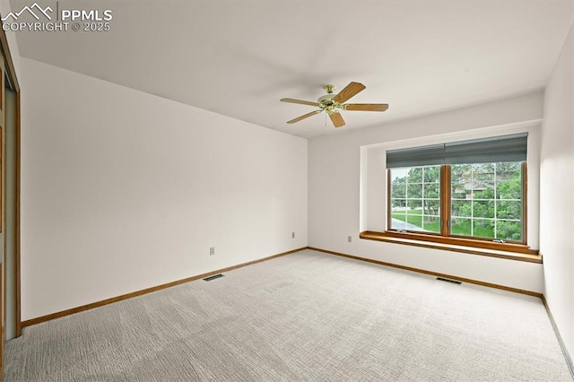 8110 Routt Ct, Colorado Springs, CO 80919 - unfurnished room featuring carpet floors and a ceiling fan