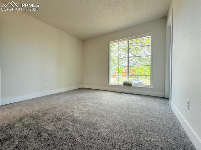 4770 Newton Dr, Colorado Springs, CO 80916 - carpeted spare room with a textured ceiling and baseboards