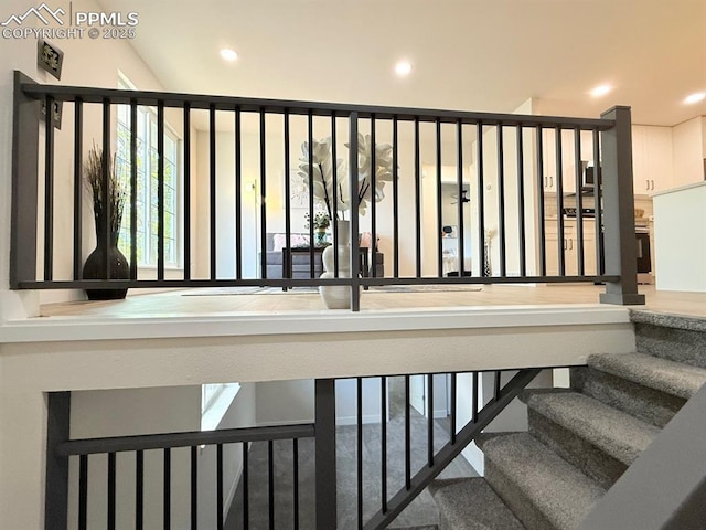 4770 Newton Dr, Colorado Springs, CO 80916 - stairs with recessed lighting