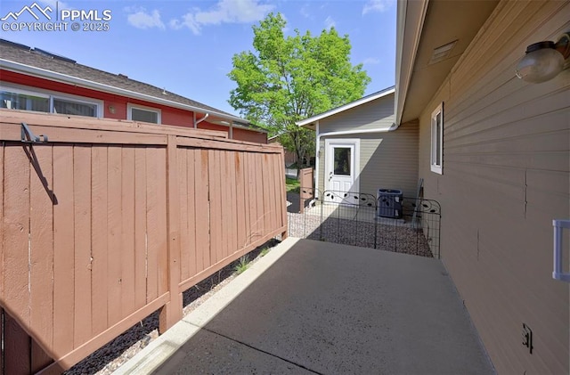 2609 Freedom Hts, Colorado Springs, CO 80904 - view of patio with central AC unit