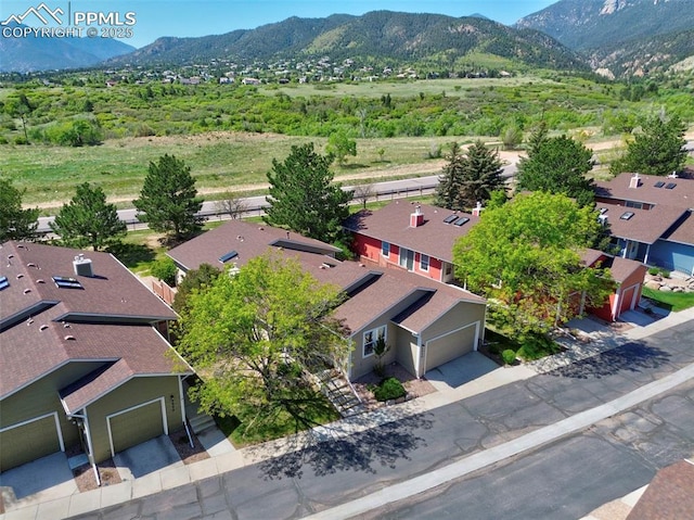 2609 Freedom Hts, Colorado Springs, CO 80904 - aerial view of residential area featuring a mountainous background