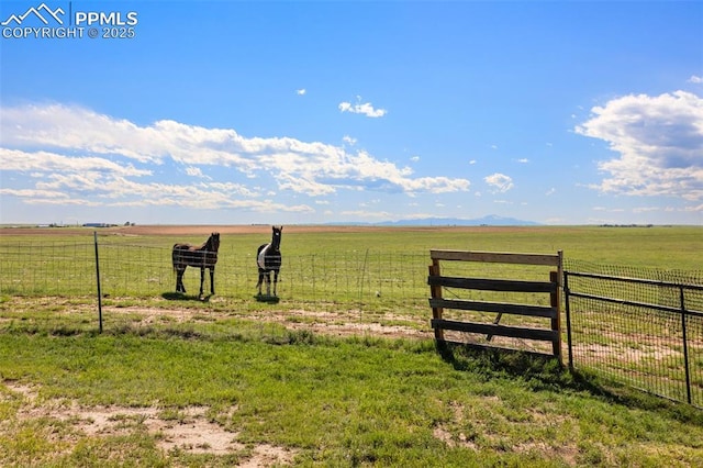 9180 S Rush Rd, Rush, CO 80833 - gate featuring a view of rural / pastoral area