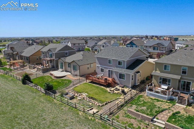 9773 Beryl Dr, Peyton, CO 80831 - aerial view of residential area