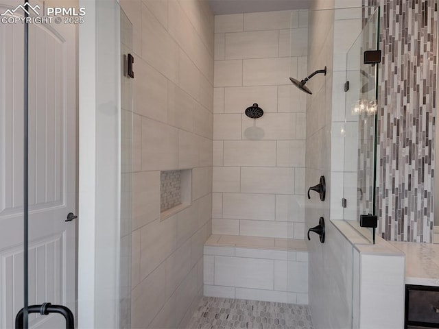 4017 Notch Trl, Colorado Springs, CO 80924 - full bath featuring a stall shower