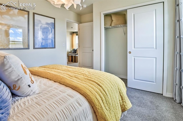 10811 Raylan Way, Falcon, CO 80831 - carpeted bedroom featuring a closet and baseboards