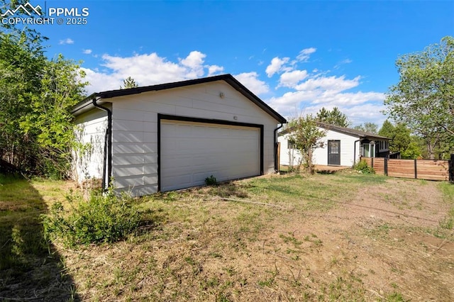 1210 Westend Ave, Colorado Springs, CO 80904 - view of detached garage