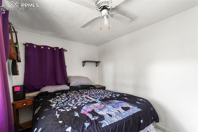1416 S Wahsatch Ave, Colorado Springs, CO 80905 - bedroom with a ceiling fan