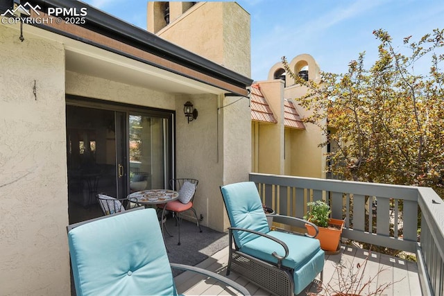 1018 Fontmore Rd Unit D, Colorado Springs, CO 80904 - view of wooden deck