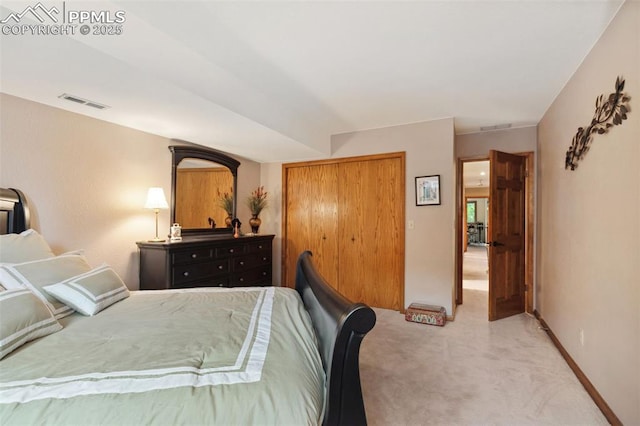 720 Popes Valley Dr, Colorado Springs, CO 80919 - carpeted bedroom featuring a closet and baseboards